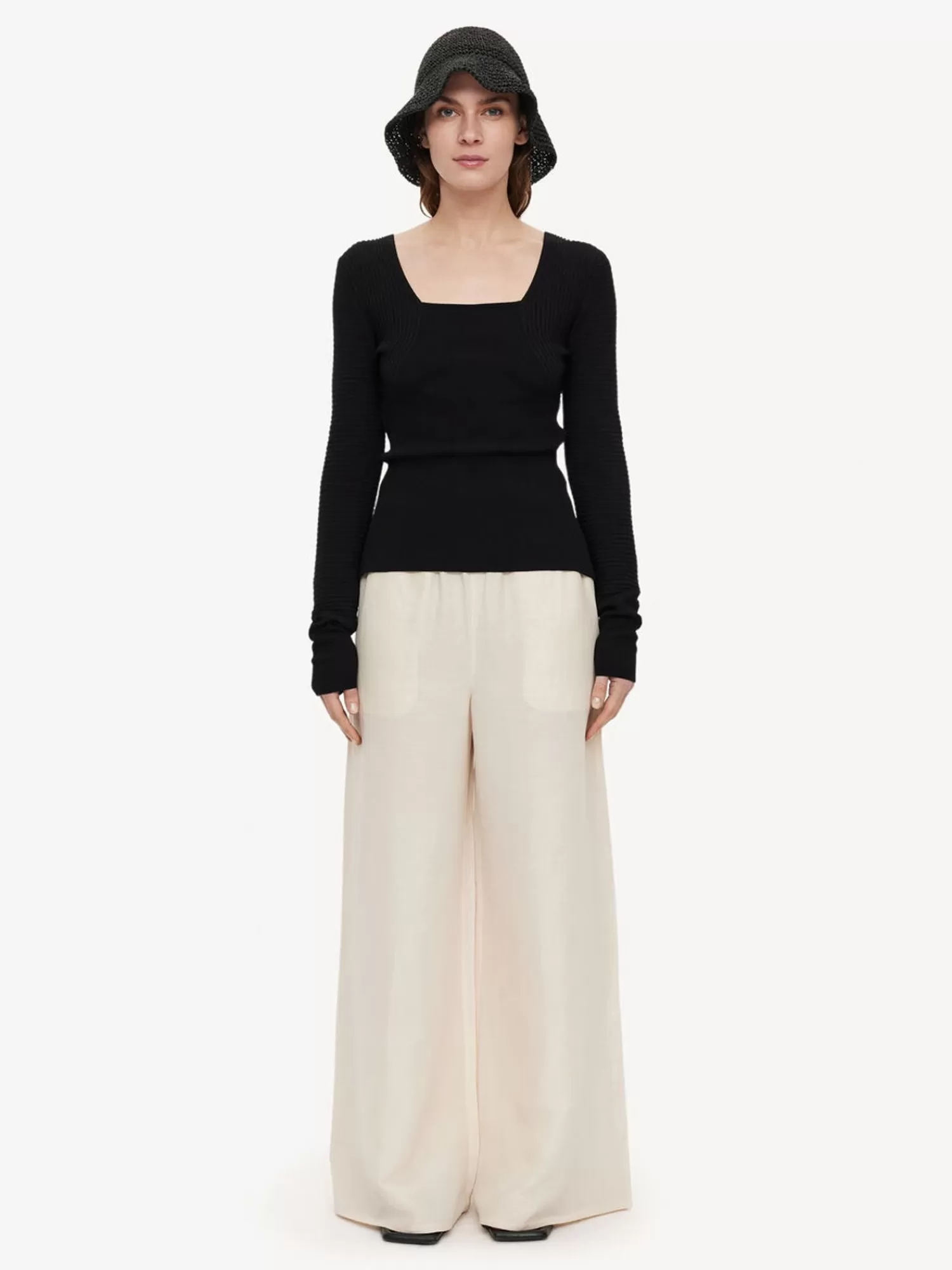 By Malene Birger Campine Hose Mit Weitem Bein