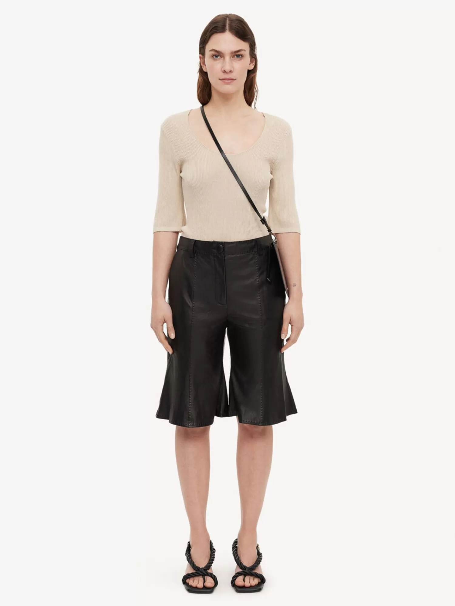 By Malene Birger Carmone Shorts Aus Leder