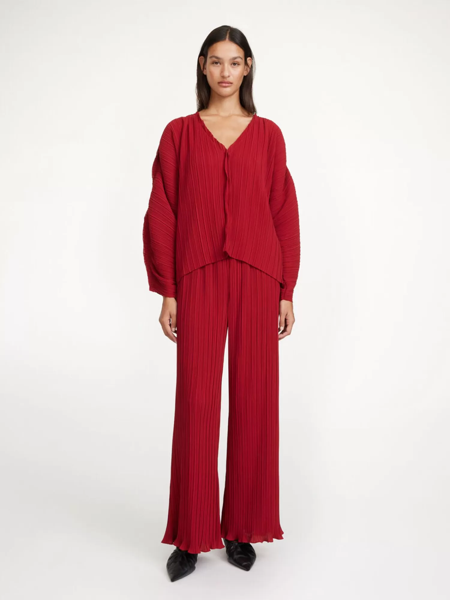 By Malene Birger Devone Faltenbluse