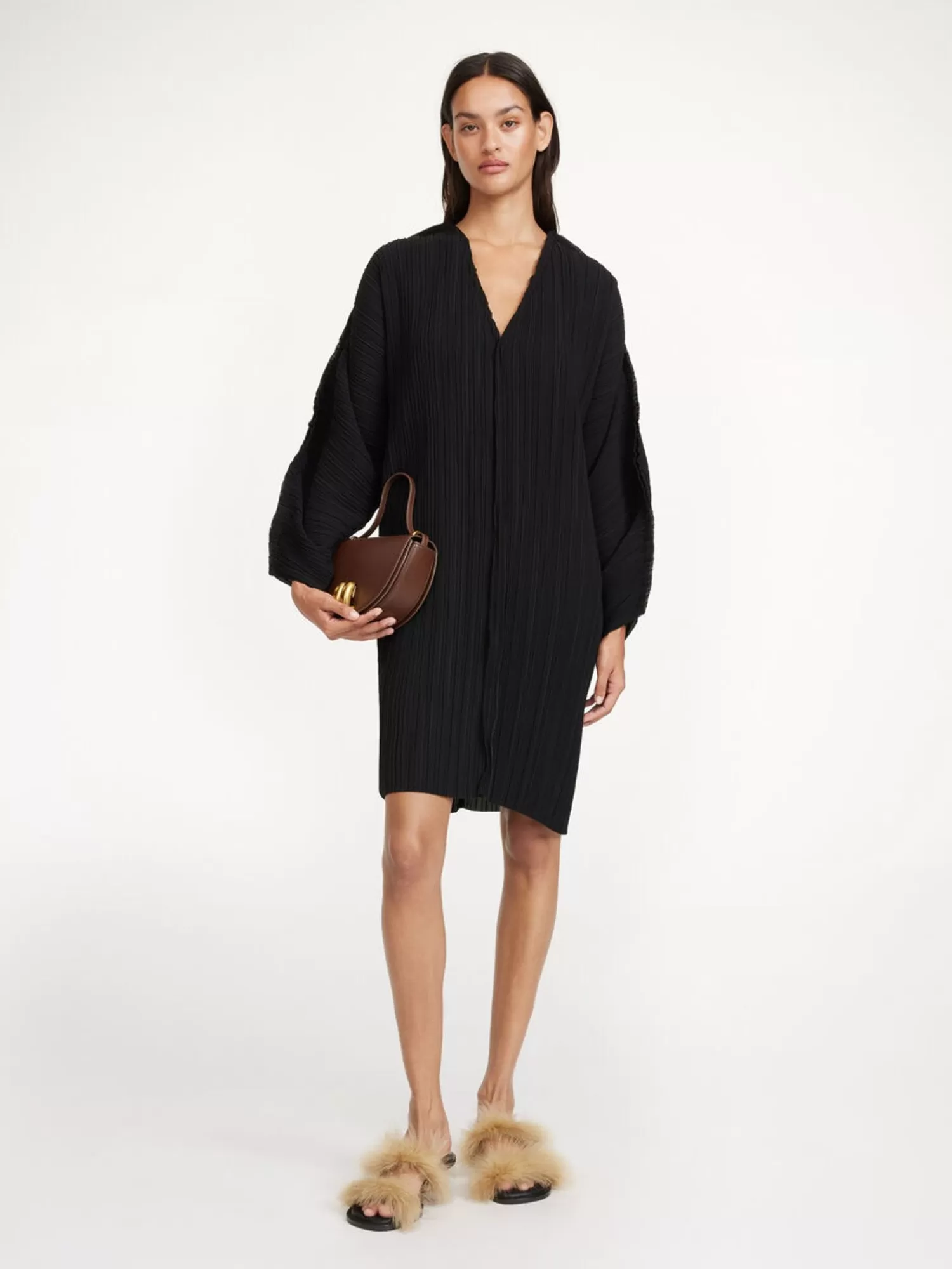 By Malene Birger Dielle Faltenkleid