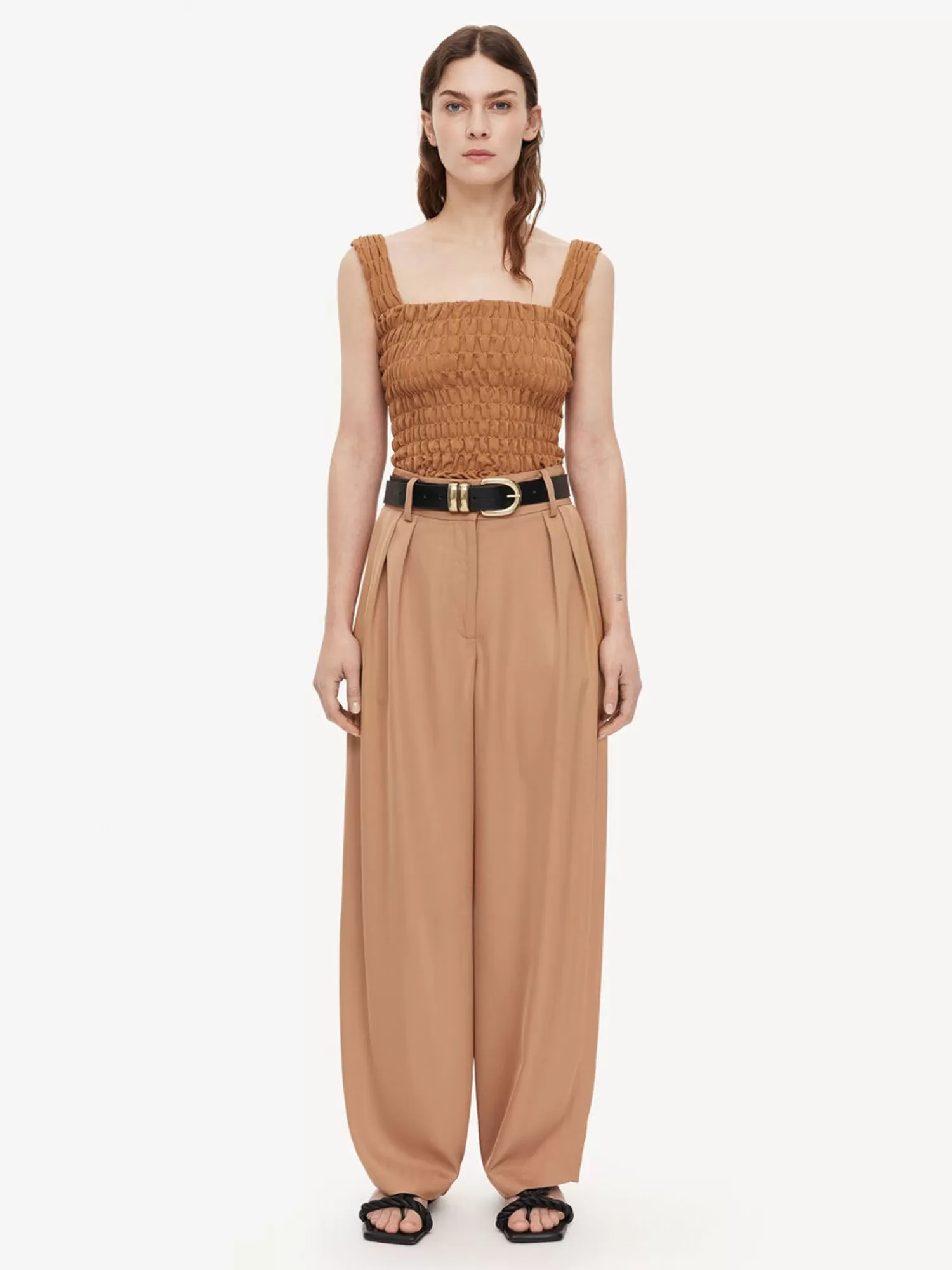 By Malene Birger Elnaz Gesmoktes Top