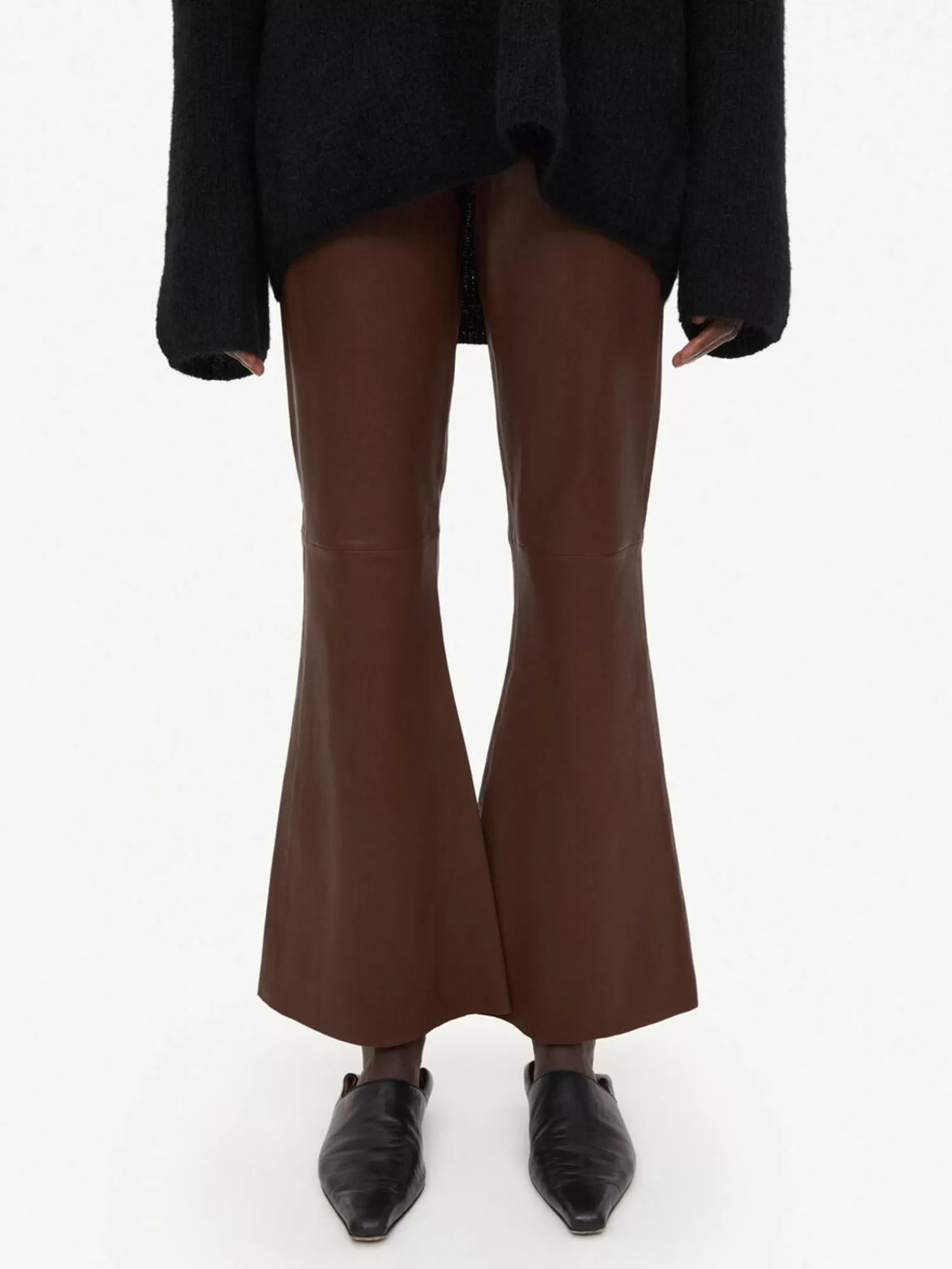 By Malene Birger Evyline Cropped Lederhose