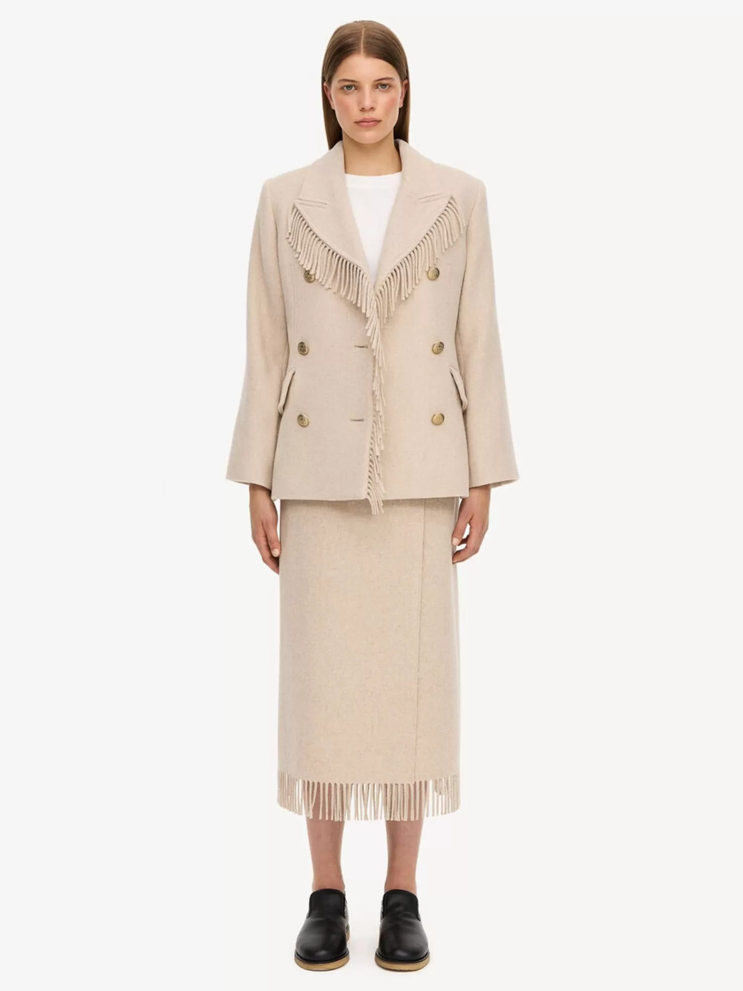 By Malene Birger Iggie Blazer Mit Fransen