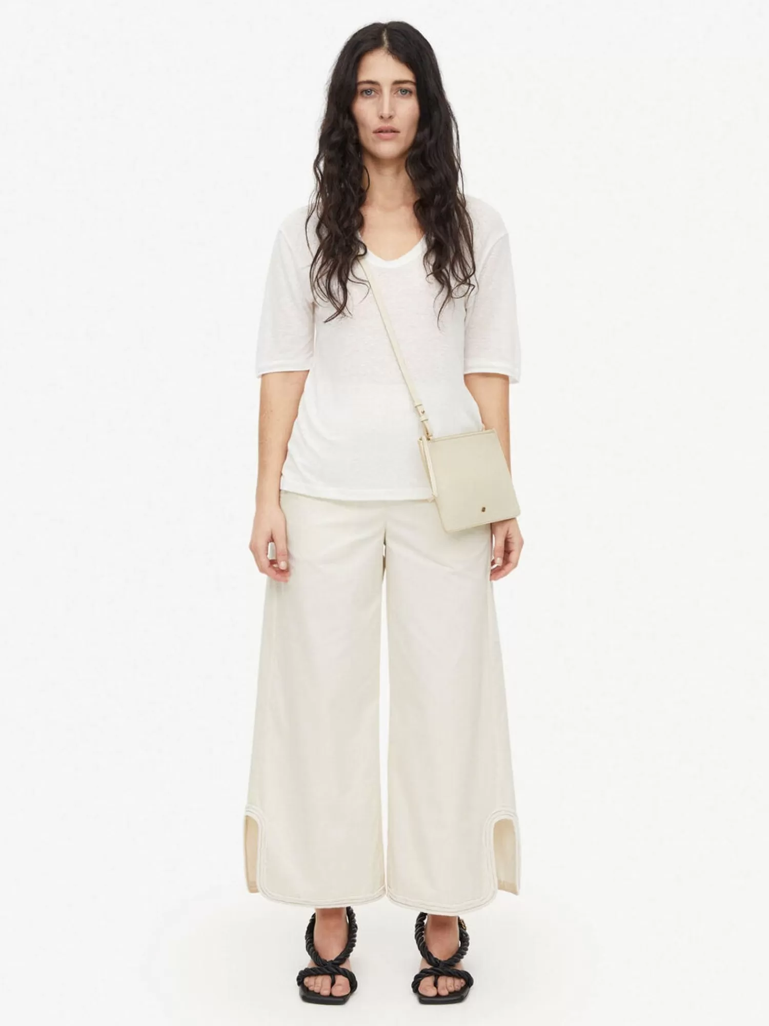 By Malene Birger Milone Hose Mit Weitem Bein