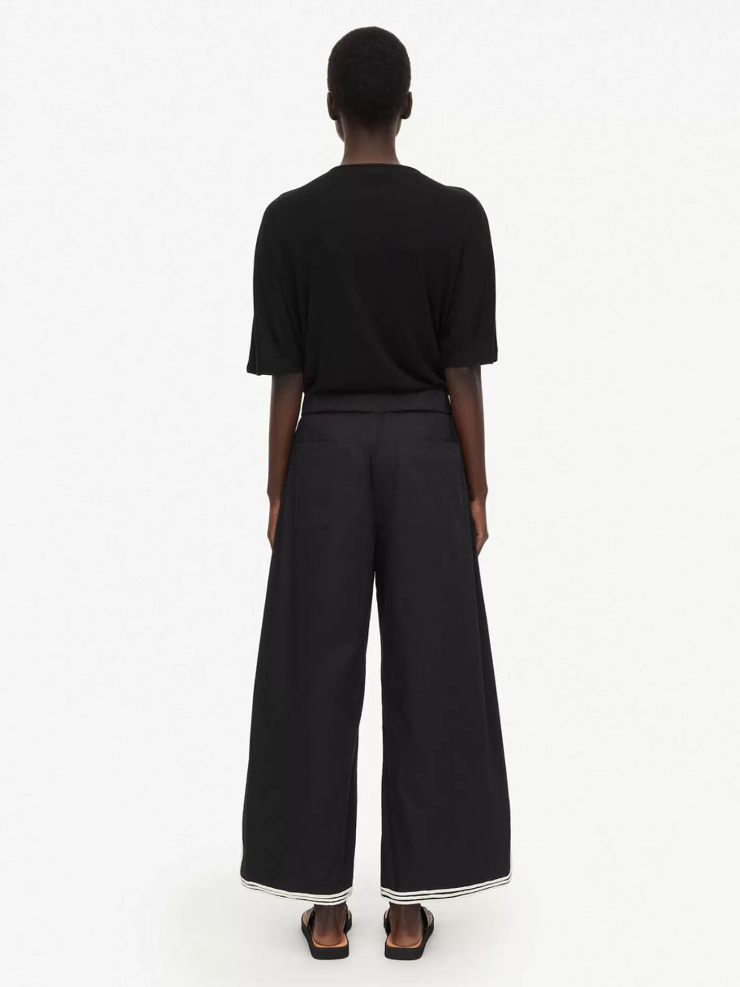 By Malene Birger Milone Hose Mit Weitem Bein