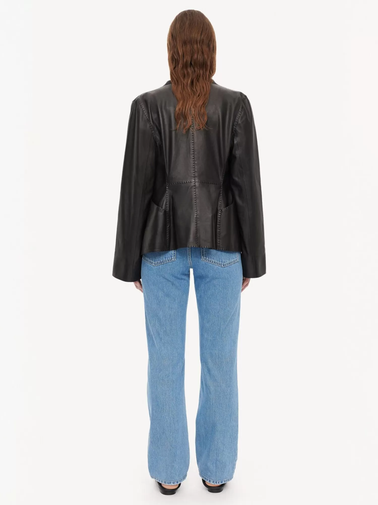 By Malene Birger Selmas Cropped-Lederjacke