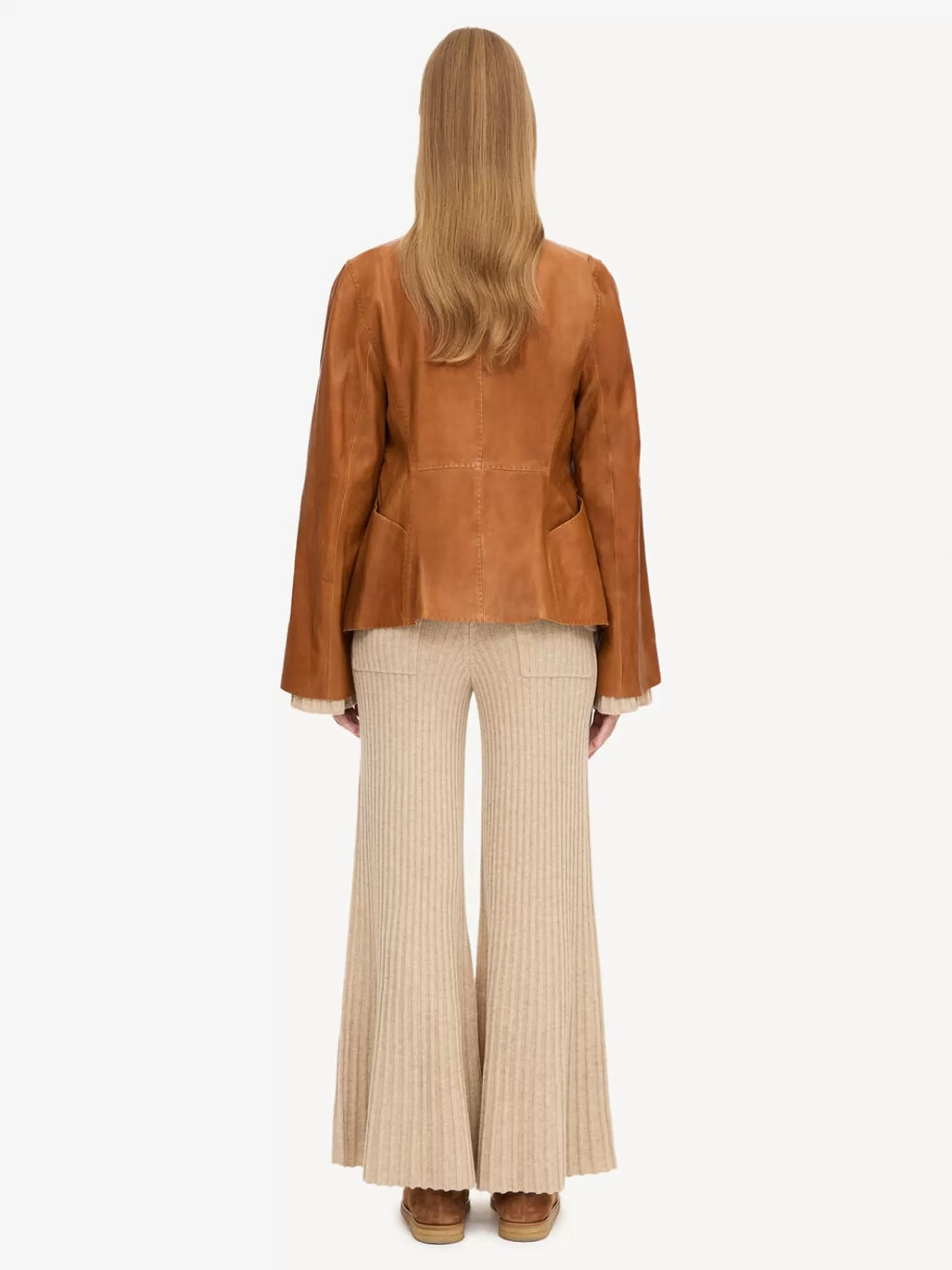 By Malene Birger Selmas Cropped-Lederjacke